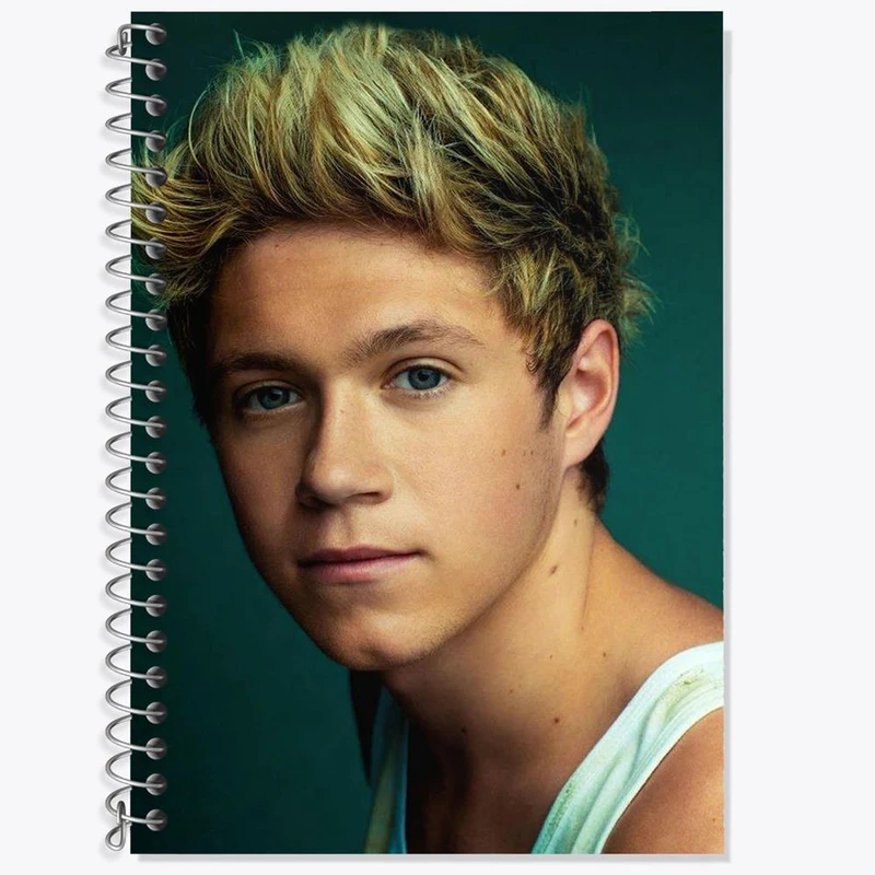 دفتر زبان 50 برگ خندالو مدل دو خط طرح نایل هوران گروه موسیقی وان دایرکشن One Direction کد 2923