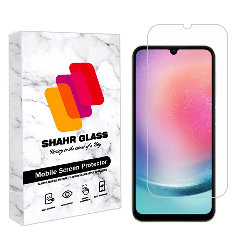 محافظ صفحه نمایش شهر گلس مدل SMSR مناسب برای گوشی موبایل سامسونگ Galaxy A24