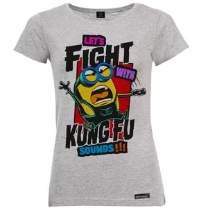 تی شرت آستین کوتاه زنانه 27 مدل Lets Fight کد MH1400