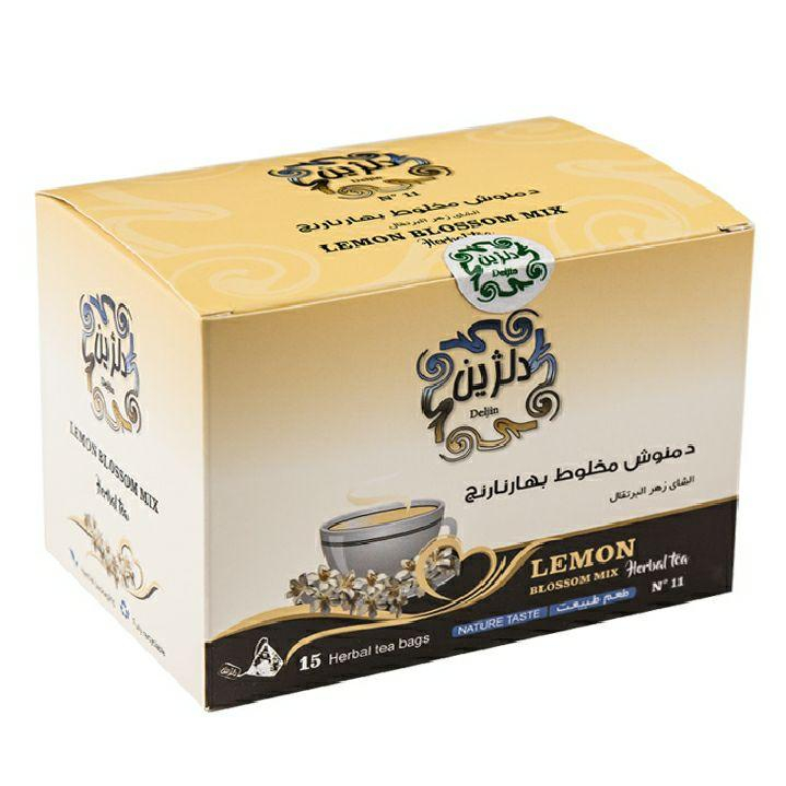 دمنوش بهارنارنج دلژین بسته ۱۵ عددی
