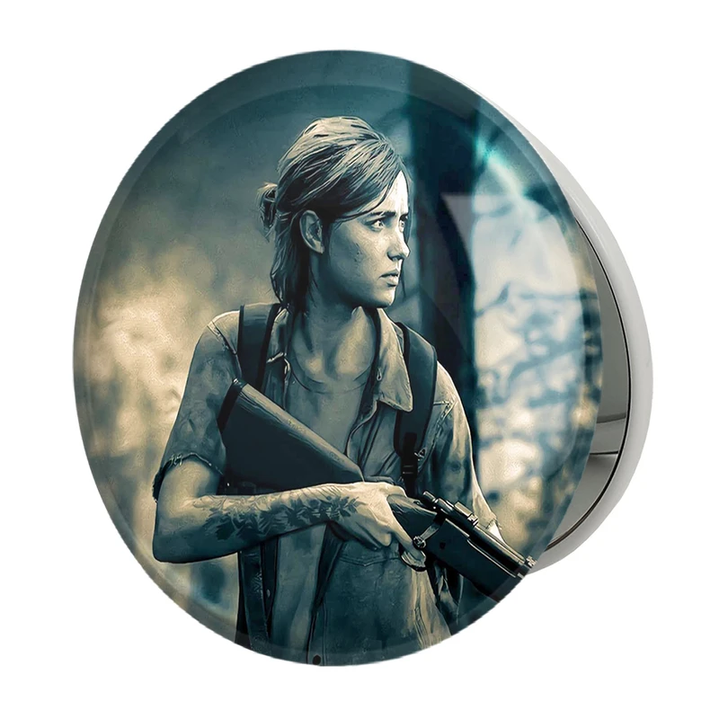 آینه جیبی خندالو طرح The Last Of Us مدل تاشو کد 4870 