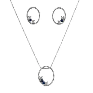 نیم ست طلا 18 عیار زنانه جواهری سون مدل 0114