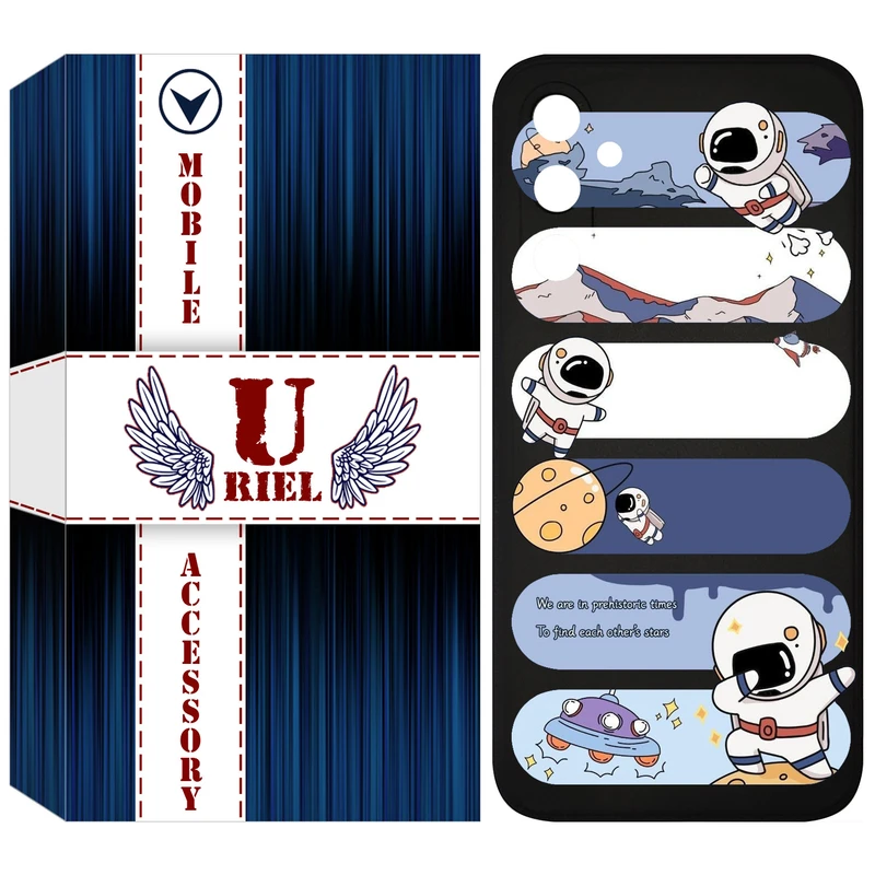 کاور یوریل مدل KSH کد 30 طرح کهکشان مناسب برای گوشی موبایل سامسونگ Galaxy A34