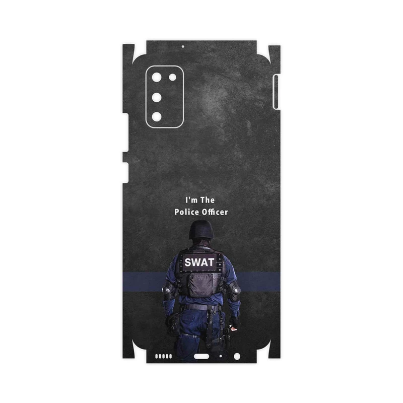 برچسب پوششی ماهوت مدل Police Officer-FullSkin مناسب برای گوشی موبایل سامسونگ Galaxy A02S