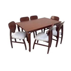 میز و صندلی ناهارخوری 6 نفره گالری چوب آشنایی مدل 829