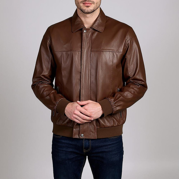 تخفیف کت چرم مردانه چرم مشهد مدل K0634-088-54