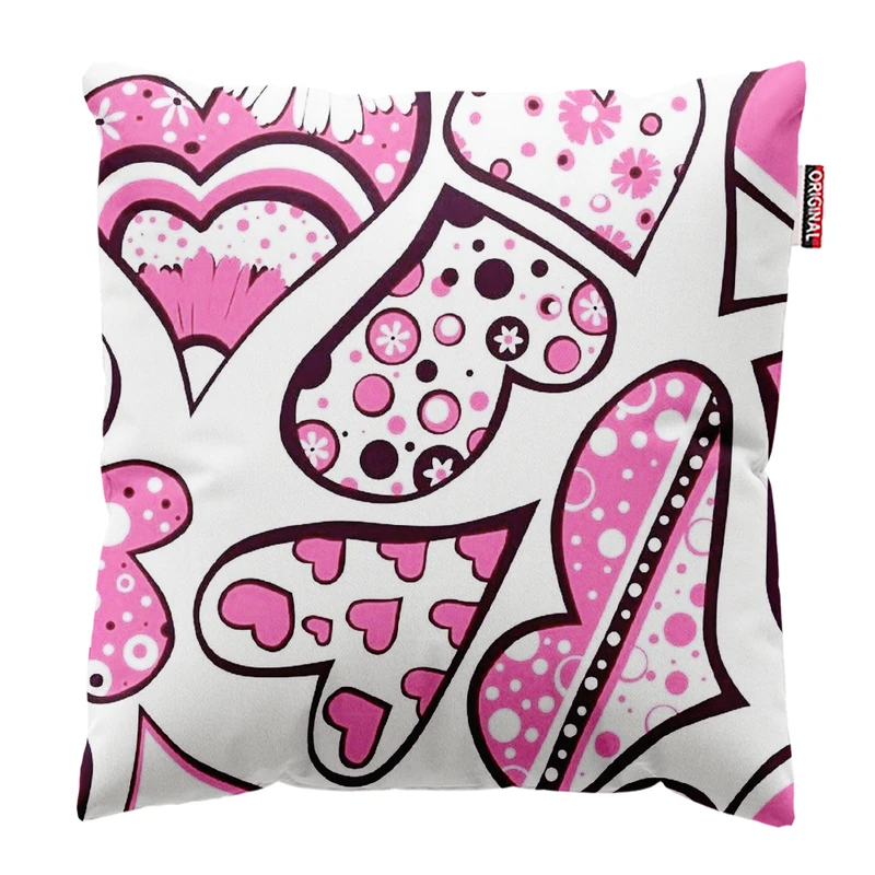  کوسن پاد آفرین طرح قلب کد 3548 سایز 30*30 سانتی متر