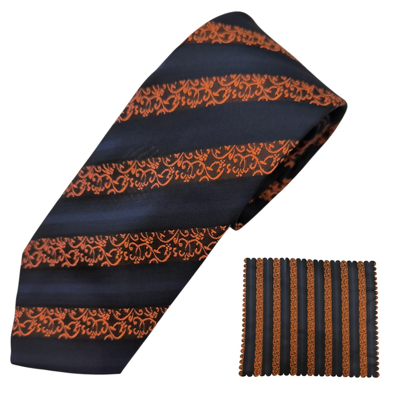 ست کراوات و دستمال جیب مردانه هکس ایران مدل KT-292