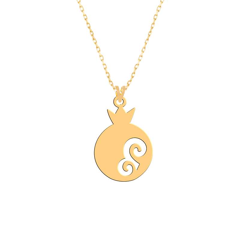 گردنبند طلا 18 عیار زنانه فرشته مدل انار WNLZ-000104