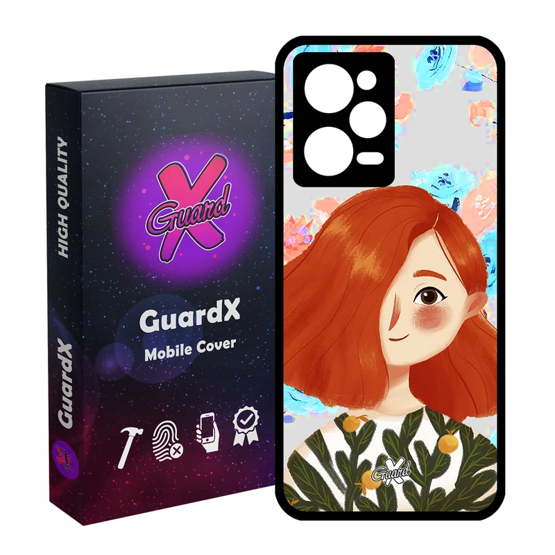 کاور گارد ایکس طرح دختر مدل Glass10324 مناسب برای گوشی موبایل شیائومی Redmi Note 12 Pro 5G/Poco X5 Pro 5G/Note 12 Pro Pro speed