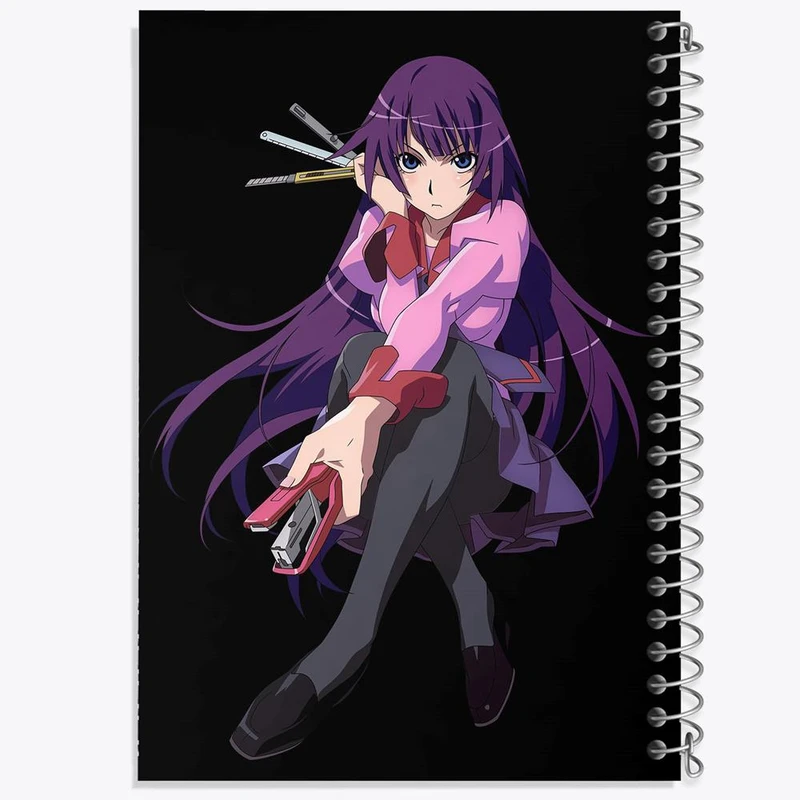 دفتر مشق 50 برگ خندالو مدل سنجو گاهارا انیمه مونوگاتاری کد 16219