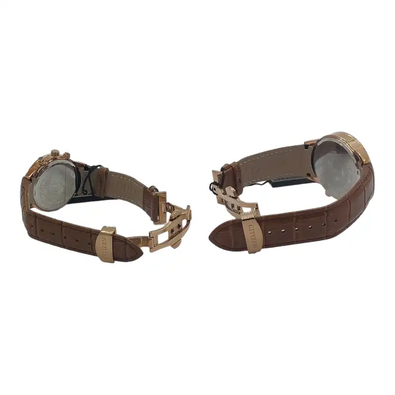 ست ساعت مچی عقربه ای زنانه و مردانه مدل سه موتور فعال کرنوگراف اسپشیال