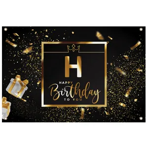 بنر تم تولد مدل حرف H کد 2001