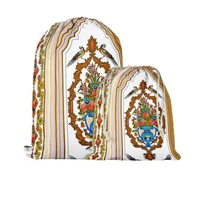 کوله پشتی ورزشی مدوپد مدل محراب طاووس کد md00086 بسته 2 عددی