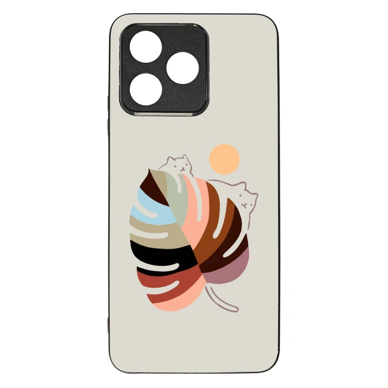 کاور قاب گارد گوشی طرح گربه کد TPU-014 مناسب برای گوشی موبایل ریلمی C53