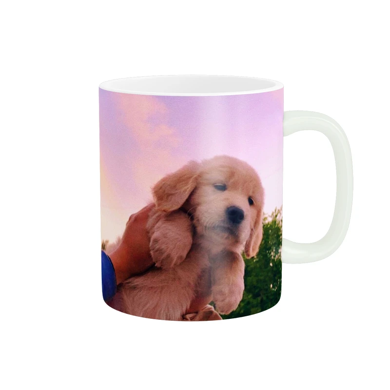 ماگ پاد آفرین طرح سگ فانتزی کد  1683