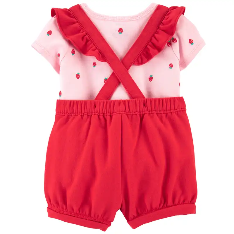 ست تی شرت و سرهمی نوزادی دخترانه کارترز مدل 1438