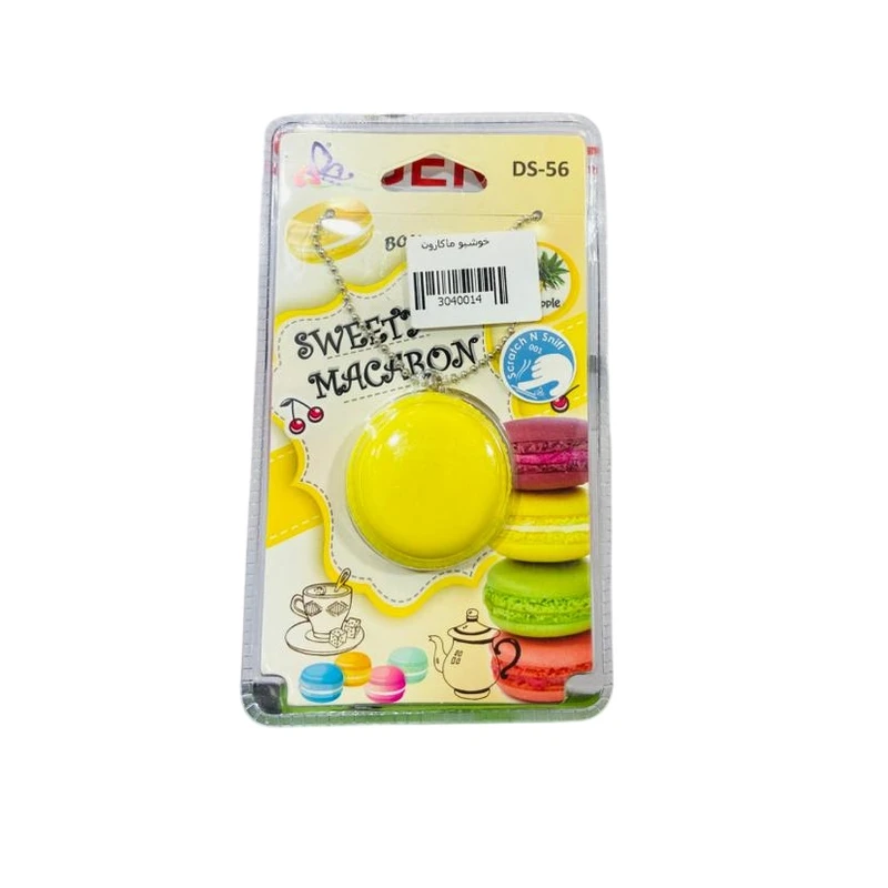 خوشبوکننده خودرو مدل سوییتی ماکارون کد 02  با رایحه پرتقال