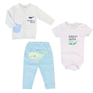 ست 3 تکه لباس نوزادی مدل cab333p