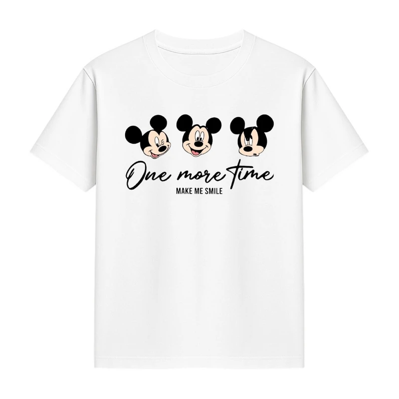 تی‌شرت آستین کوتاه دخترانه مدل میکی موس کد p1 