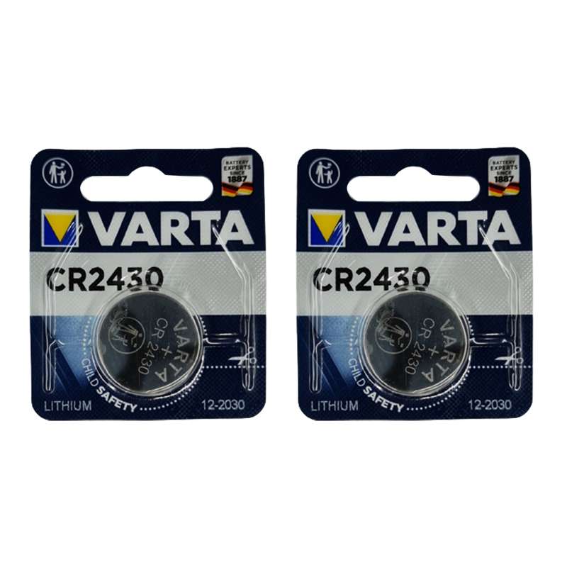 باتری سکه ای وارتا مدل CR-2430 بسته دو عددی