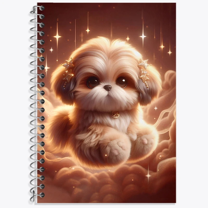 دفتر نت موسیقی 50 برگ خندالو طرح سگ کیوت کد F5466