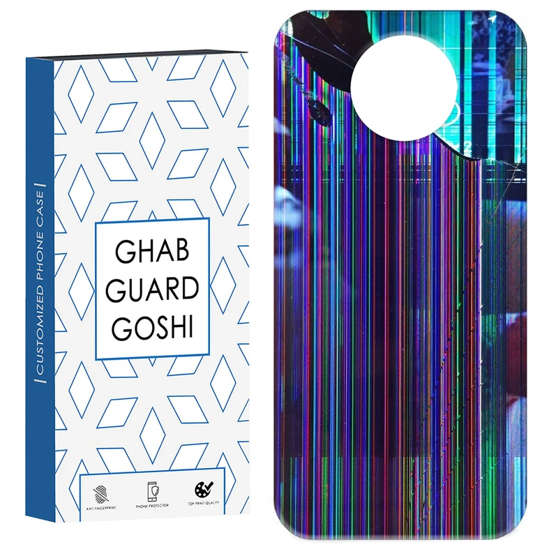 کاور قاب گارد گوشی طرح صفحه شکسته کد Dimo-196 مناسب برای گوشی موبایل شیائومی Redmi Note 9T
