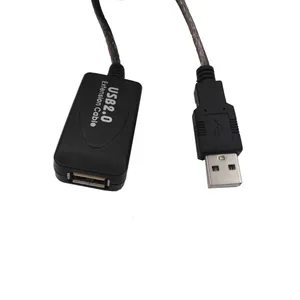 کابل افزایش طول USB شارک مدل تک بافر طول 20 متر