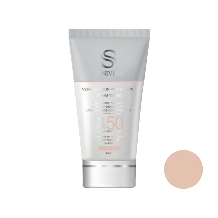  کرم ضد آفتاب سانیورا مدل O3 حجم 50 میلی لیتر