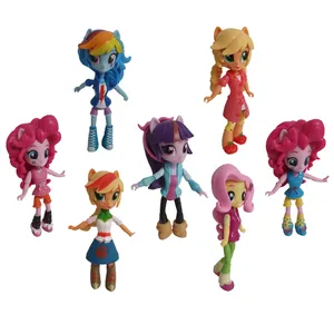 اکشن فیگور مدل دختر پونی  کد 2 مجموعه 7 عددی