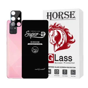 Horse SUPLNFUHO Screen Protector With Camera Lens Protector For Samsung Galaxy A71 4G / A71 5G