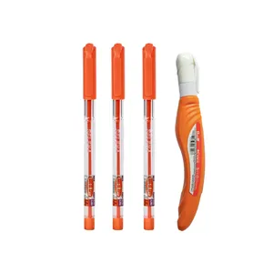 خودکار 0.7 میلی متری سلنا مدل رنگی  به همراه غلط گیر بسته 4 عددی