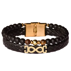 دستبند طلا 18 عیار زنانه الن نار مدل بي نهايت 101054