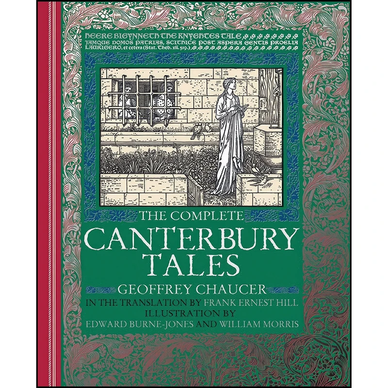 کتاب The Complete Canterbury Tales اثر Geoffrey Chaucer انتشارات Arcturus Publishing Limited