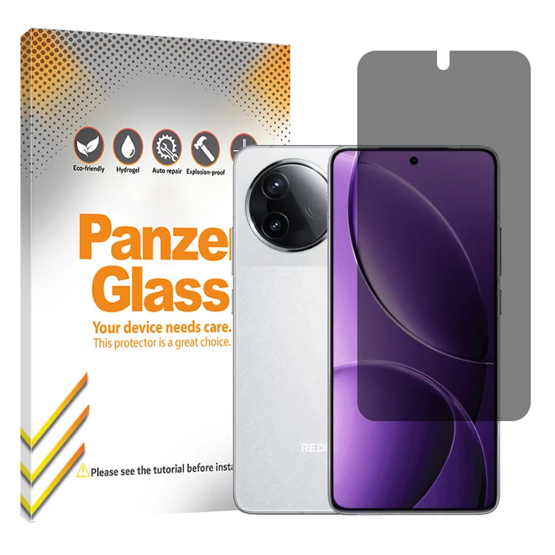 محافظ صفحه نمایش حریم شخصی پنزر گلس مدل تمام چسب مناسب برای گوشی موبایل شیائومی Redmi K80