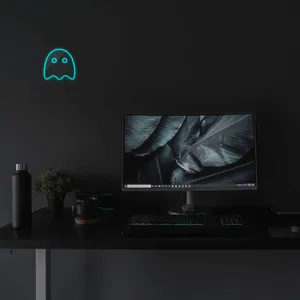 چراغ دیواری نئون دیزاین طرح Packman-2_TBL