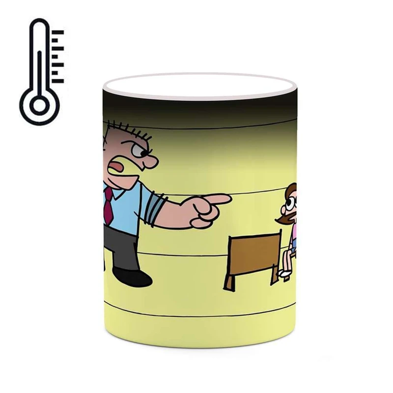 ماگ حرارتی کاکتی مدل کارتون Milo Murphy's Law کد mgh22789