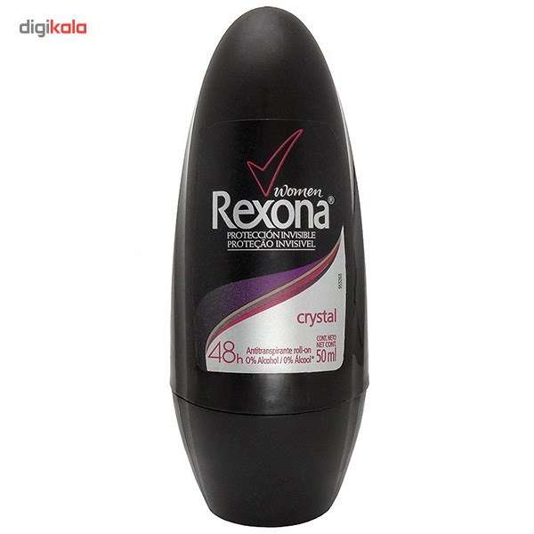 ست اسپری ضد تعریق زنانه رکسونا مدل کریستال و رول ضد تعریق زنانه مدل کریستال