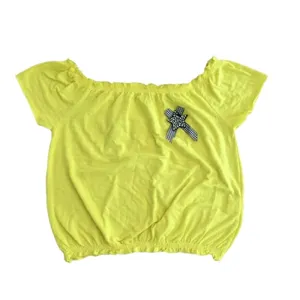 بلوز آستین کوتاه زنانه او وی اس مدل عروسکی