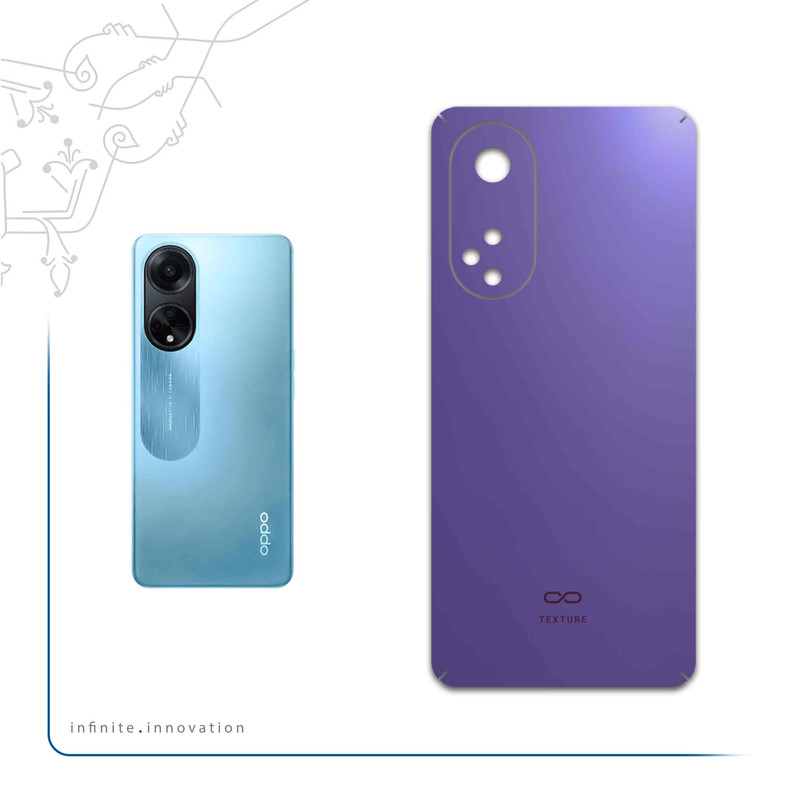 برچسب پوششی ماهوت مدل Matte-BlueBerry مناسب برای گوشی موبایل اپو A98