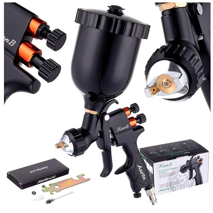 پیستوله رنگ آئوریتا مدل black lion B کد نازل 1/3mm