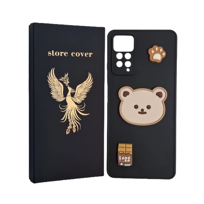 کاور استور کاور طرح عروسک برجسته مدل note11pro مناسب برای گوشی موبایل شیائومی Redmi Note 11 Pro / Note 12 Pro 4G