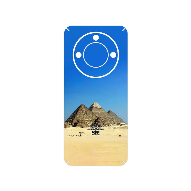 برچسب پوششی ماهوت مدل Pyramids of Egypt مناسب برای گوشی موبایل آنر X9c Smart