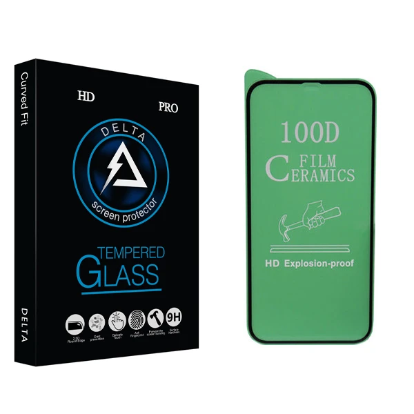 محافظ صفحه نمایش سرامیکی دلتا مدل Fit مناسب برای گوشی موبایل اپل iPhone 11 Pro Max