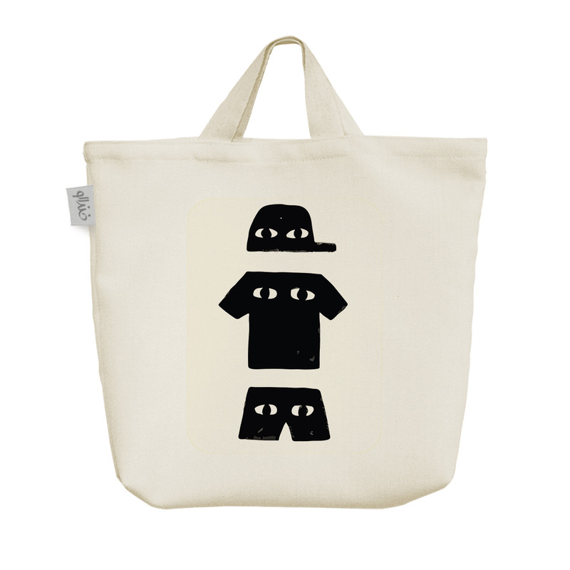 ساک خرید خندالو مدل لباس های چشم دار کد 9007