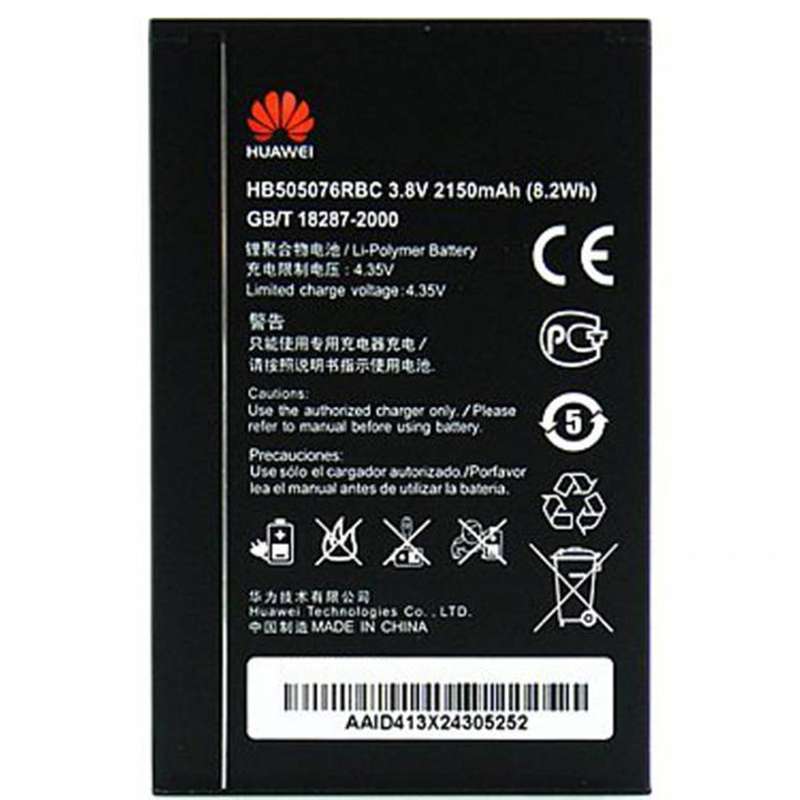 باتری موبایل مدل HB505076RBC با ظرفیت 2150mAh مناسب برای گوشی موبایل هوآوی G700
