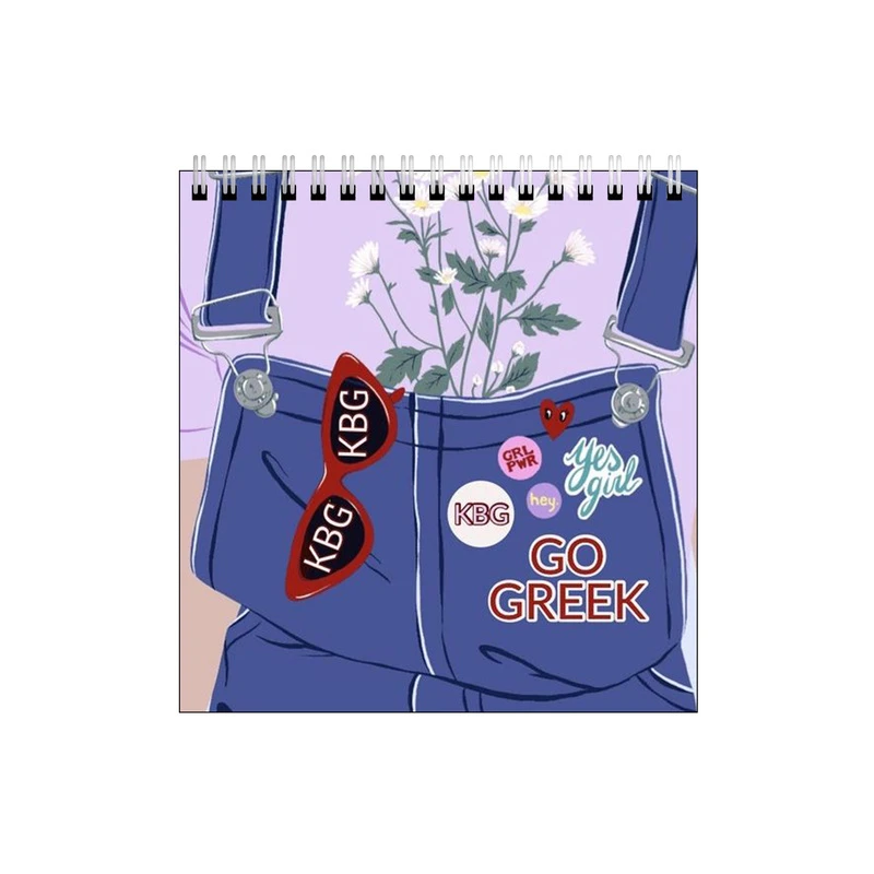 دفتر طراحی طرح استایل دخترونه و گل های بابونه کد 7421022