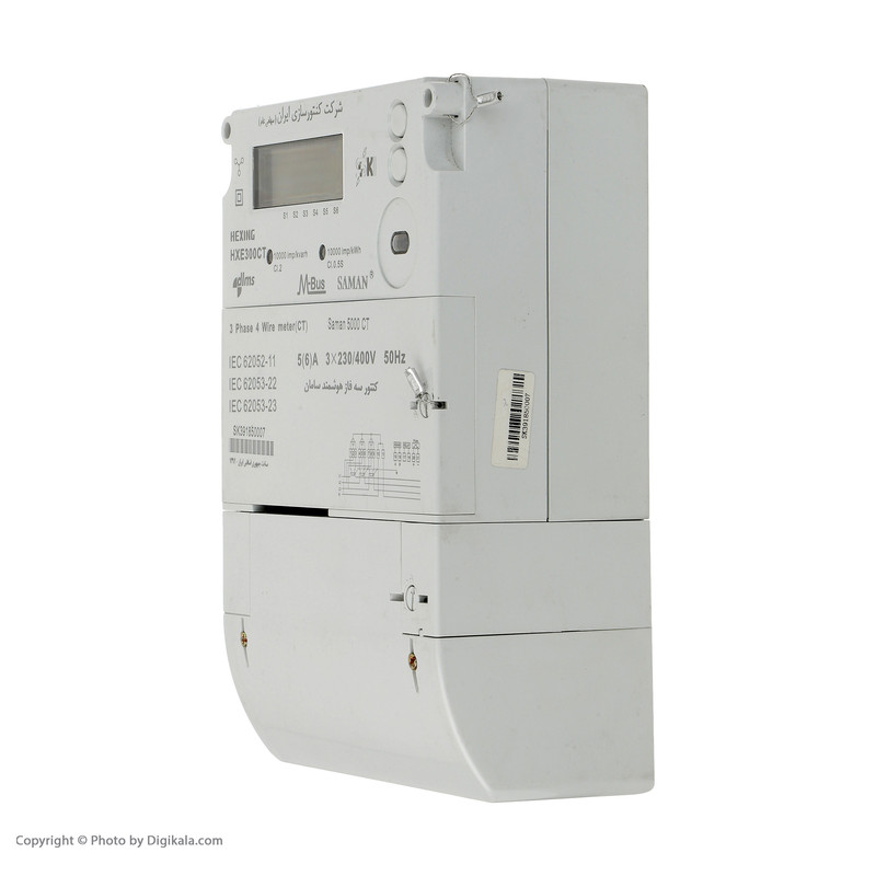 کنتور فرعی برق سه فاز شرکت کنتورسازی ایران مدل Saman5000 CT