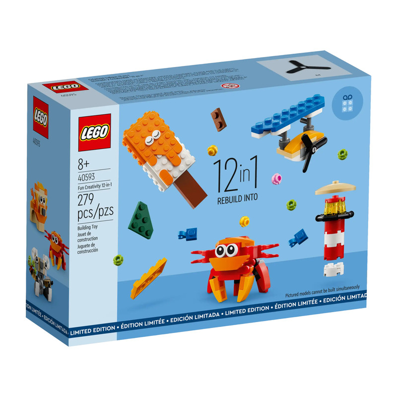 لگو سری Creative مدل Fun Creativity 12-in-1 کد 40593
