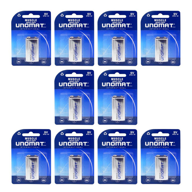 باتری کتابی یونومات مدل Heavy Duty بسته 10عددی